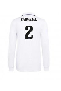 Fotbalové Dres Real Madrid Daniel Carvajal #2 Domácí Oblečení 2022-23 Dlouhý Rukáv